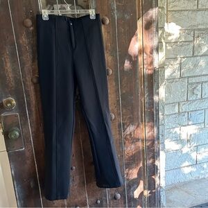 Schoeller Switzerland | Ski Snow Pants Sz12 Stretchy AFRC Stirrups Black vintage
